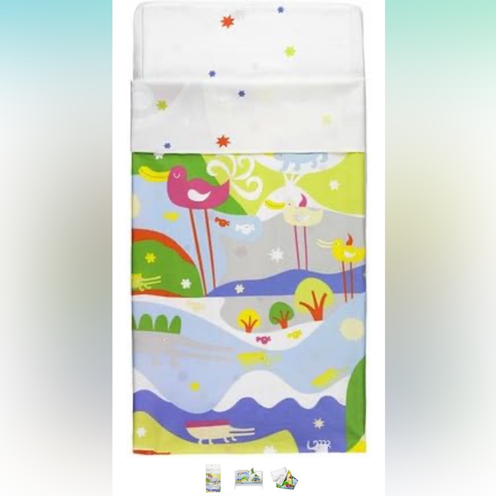 Brand New IKEA Djurpark Design Eva Ludgreen Duvet Pillow Case Set